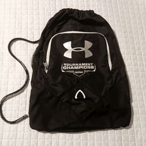 Under Armor Undeniable sack pack black drawstring backpack.